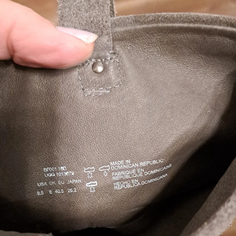 UGG Women's Gray Heeled Boots - Picture 9 of 14